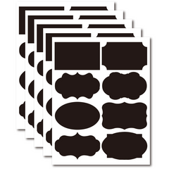 Chalkboard Labels Assorted Shapes Label Stickers