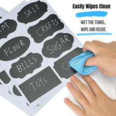 Chalkboard Labels Assorted Shapes Label Stickers