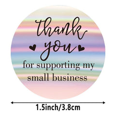 500 Sheets 3 Rainbow Laser Sticker Labels