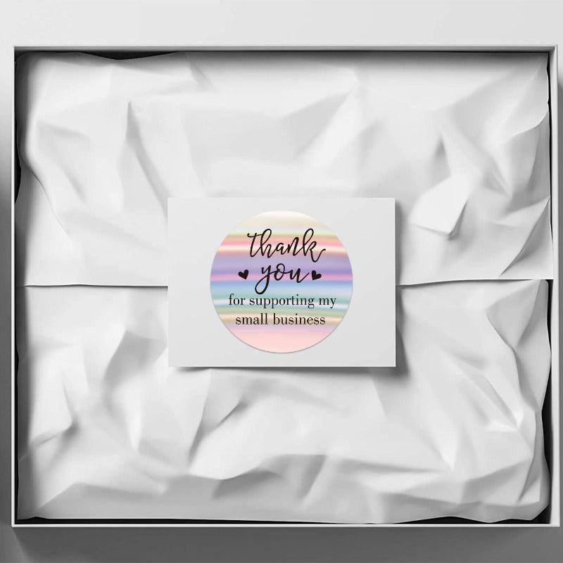 500 Sheets 3 Rainbow Laser Sticker Labels