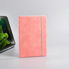 Small Cowhide Notebook A6 Size Stationery Diary Business 100 Pages