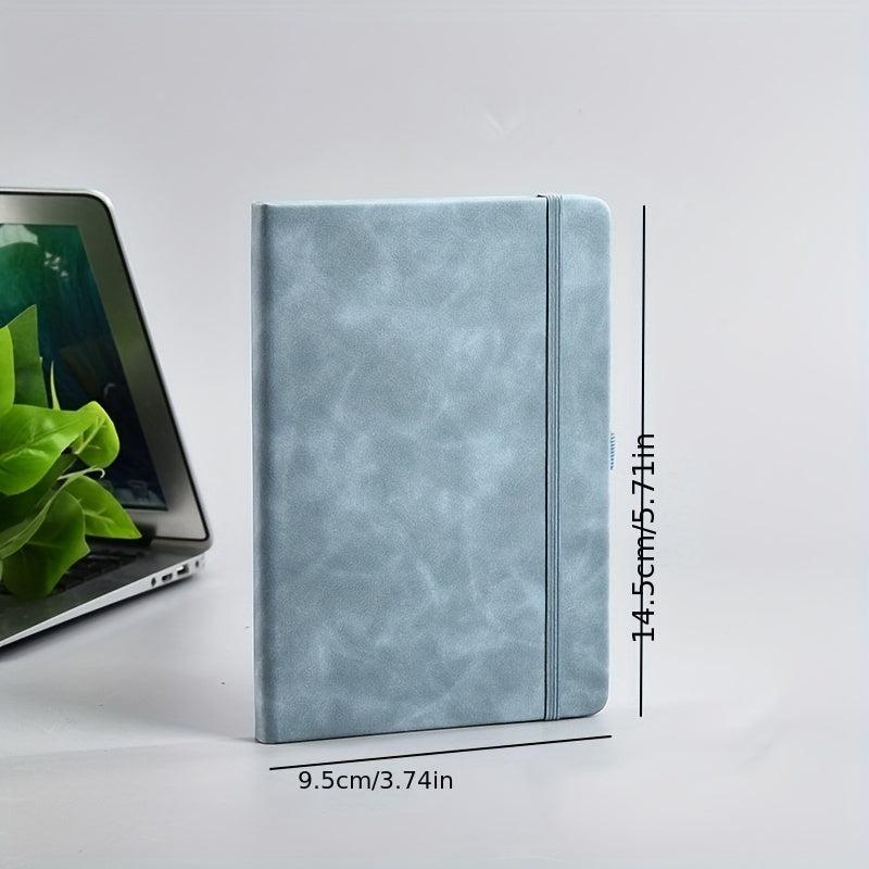 Small Cowhide Notebook A6 Size Stationery Diary Business 100 Pages