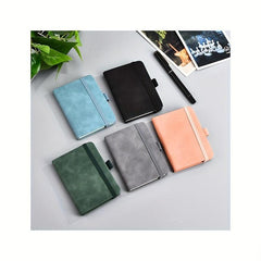 Small Cowhide Notebook A6 Size Stationery Diary Business 100 Pages