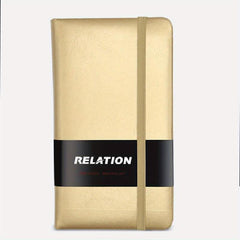 A6 Hardcover Pocket Notebook Thick Lined Paper Leather Mini Journal