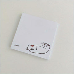 50 Sheets Cat Memo Paper Non-sticky Memo Book & Memo Pad for Notes