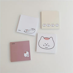 50 Sheets Cat Memo Paper Non-sticky Memo Book & Memo Pad for Notes