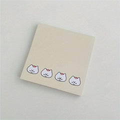 50 Sheets Cat Memo Paper Non-sticky Memo Book & Memo Pad for Notes