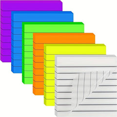 300 Lined Transparent Sticky Notes 3x3 Inch