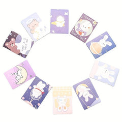 5pcs Non Adhesive Mini Notepad Small Paper Learning Supplies Notebook