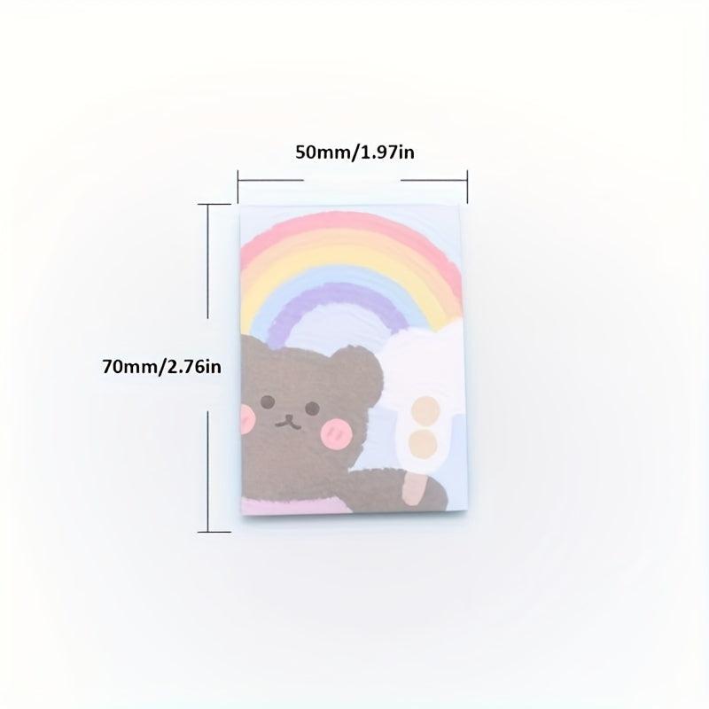 5pcs Non Adhesive Mini Notepad Small Paper Learning Supplies Notebook