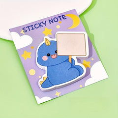 4pcs Dinosaur Sticky Notes 120 Sheets
