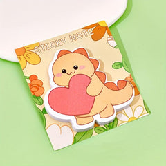 4pcs Dinosaur Sticky Notes 120 Sheets