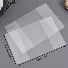 A6 Transparent PVC Notebook Cover Soft Book Cover