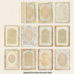 50pcs Retro Lace Hand Account Decoration Material Pack