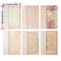 50pcs Retro Lace Hand Account Decoration Material Pack