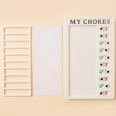 11pcs Cardholder with 10 Blank Papers - Time Management Plan Table