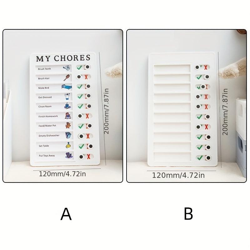 11pcs Cardholder with 10 Blank Papers - Time Management Plan Table