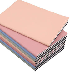 A5 Soft Leather Hardcover Notebook for Students