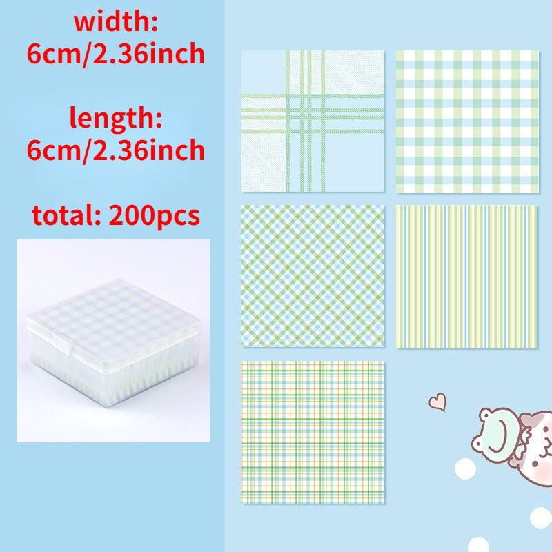 Office Creative Sticky Note Box with Cartoon Paper Tape Roll