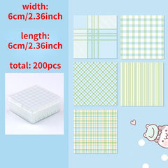 Office Creative Sticky Note Box with Cartoon Paper Tape Roll