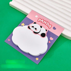 4pcs Chubby Panda Sticky Notes To Do List Memo Pad School Office Supplies