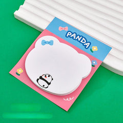 4pcs Chubby Panda Sticky Notes To Do List Memo Pad School Office Supplies