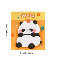 4pcs Chubby Panda Sticky Notes To Do List Memo Pad School Office Supplies