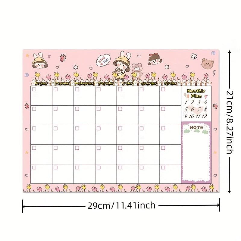 Student Monthly Planner Daily Curriculum Time Management Schedule Punch List