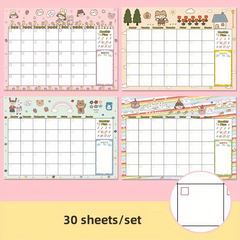 Student Monthly Planner Daily Curriculum Time Management Schedule Punch List