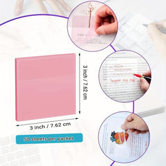 200 Sheets Waterproof Sticky Notes Memo Paper Daily Office Supplies
