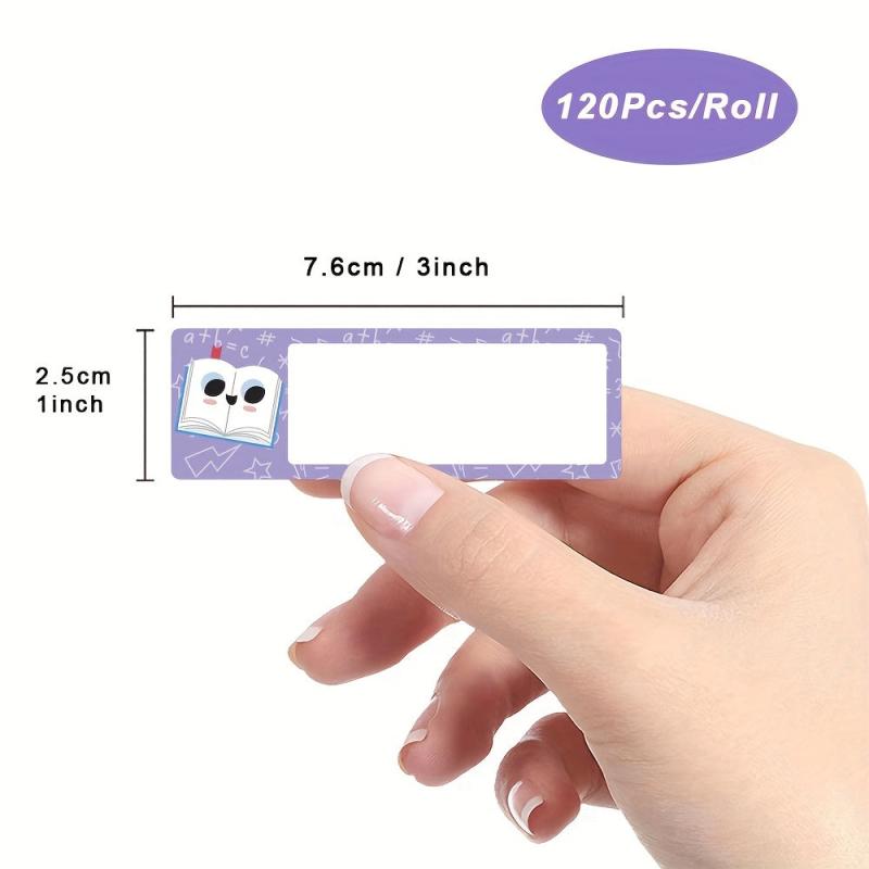 120pcs Name Stickers Small Labels Classroom Kitchen Supplies
