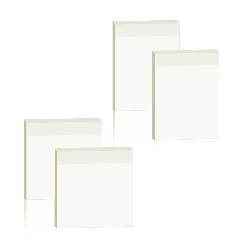 100 Transparent Sticky Notes Self Adhesive Clear Sticky Note Tab
