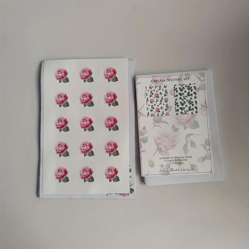 Chelsea Writing Set: 15 Envelopes, 30 Writing Paper, 15 Labels