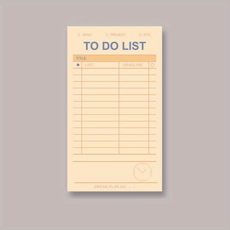 50 Sheets Daily Planner Functional Note Paper Book