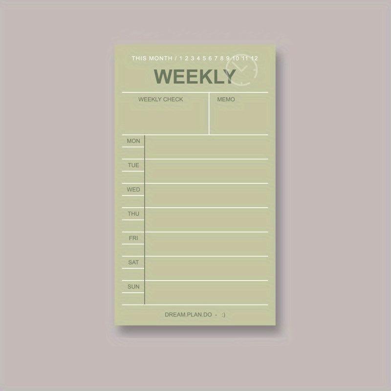 50 Sheets Daily Planner Functional Note Paper Book