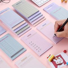 50 Sheets Daily Planner Functional Note Paper Book