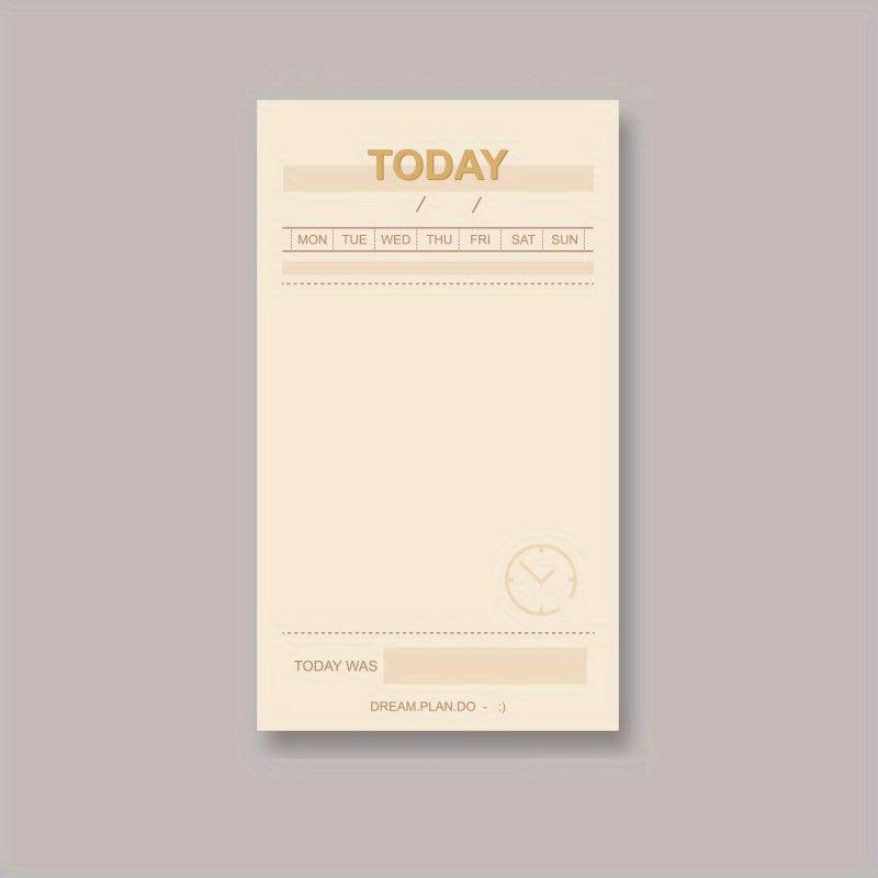 50 Sheets Daily Planner Functional Note Paper Book