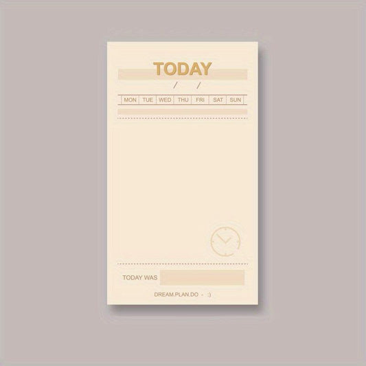 50 Sheets Daily Planner Functional Note Paper Book
