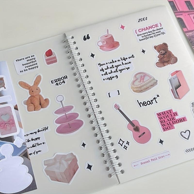 Puppy A5 Book Style Double Sided Release Sticker Tape Storage Diary