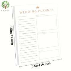 Trees Wedding Planner Book And Organizer For Bride