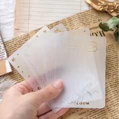 15 Sheets Girl In Dress Retro Sticky Notes