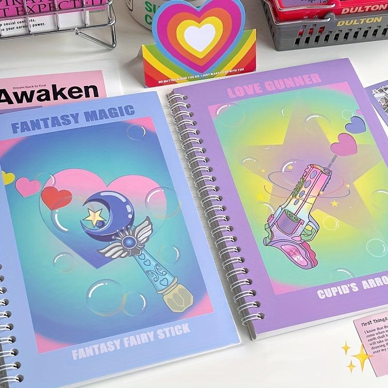 A5 Coil Journal Book Blank Page Student Storage