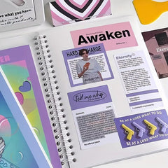 A5 Coil Journal Book Blank Page Student Storage
