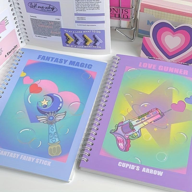 A5 Coil Journal Book Blank Page Student Storage