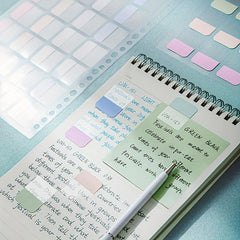 Morandi Series Index Stickers, Light Colors, 2 Packs