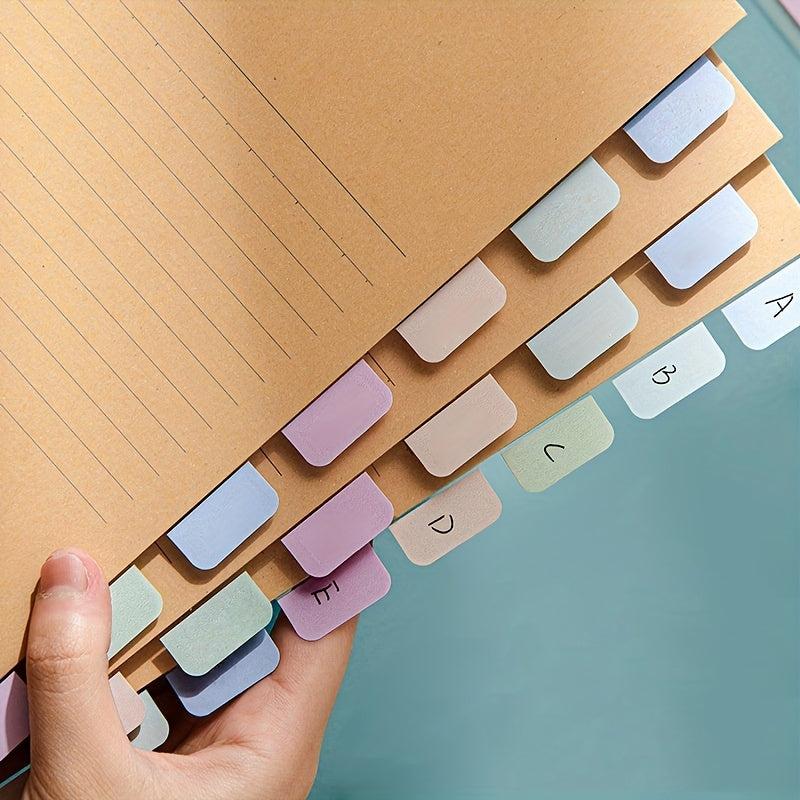 Morandi Series Index Stickers, Light Colors, 2 Packs