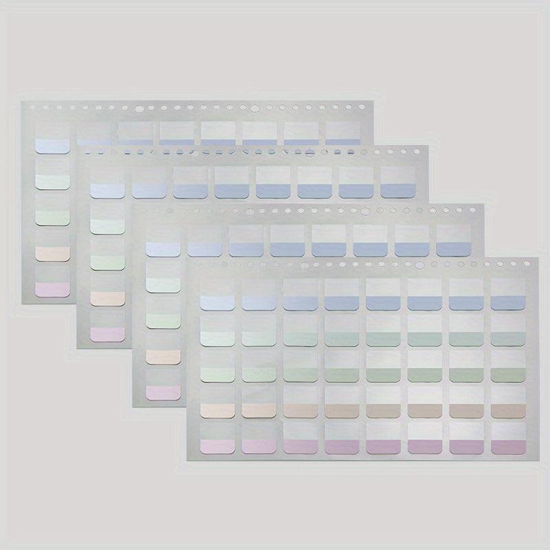 Morandi Series Index Stickers, Light Colors, 2 Packs