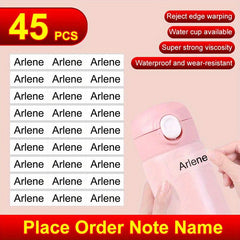 Custom Waterproof Name Sticker Medium Size - Pack of 45/90/180