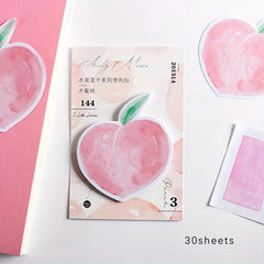 Fruit Basket Series Sticky Note Memo Pad - 30 Sheets