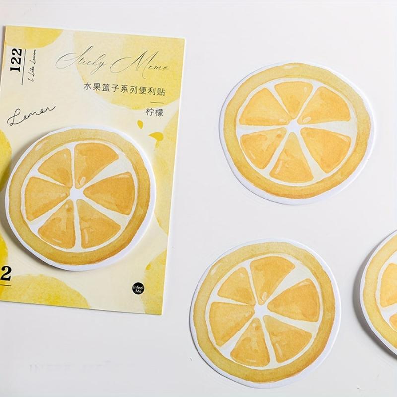 Fruit Basket Series Sticky Note Memo Pad - 30 Sheets